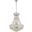 Primo 20" Chrome 14 Light Chandelier With Clear Royal Cut Crystal Trim
