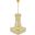 Primo 24" Gold 14 Light Chandelier With Clear Royal Cut Crystal Trim
