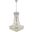 Primo 28" Chrome 14 Light Chandelier With Clear Royal Cut Crystal Trim