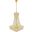 Primo 28" Gold 14 Light Chandelier With Clear Royal Cut Crystal Trim