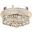 Primo 12" Chrome 4 Light Flush Mount With Clear Royal Cut Crystal Trim