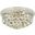 Primo 16" Chrome 8 Light Flush Mount With Clear Royal Cut Crystal Trim