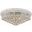 Primo 24" Chrome 12 Light Flush Mount With Clear Royal Cut Crystal Trim