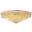 Primo 42" Gold 30 Light Flush Mount With Clear Royal Cut Crystal Trim