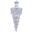 Spiral 30" Chrome 28 Light Chandelier With Clear Royal Cut Crystal Trim