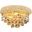 V1800W12G/RC Primo 12" Gold 2 Light Wall Sconce With Clear Royal Cut Crystal Trim