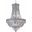 Century 20" Chrome 12 Light Chandelier With Clear Royal Cut Crystal Trim