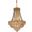 Century 20" Gold 12 Light Chandelier With Clear Royal Cut Crystal Trim