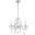 St. Francis 17" Chrome 4 Light Pendant With Clear Royal Cut Crystal Trim