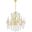 V2015d28gRc St Francis 28" Gold 12 Light Chandelier With Clear Royal Cut Crystal Trim