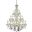 V2015g36gRc St Francis 36" Gold 24 Light Chandelier With Clear Royal Cut Crystal Trim