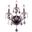 St. Francis 13" Dark Bronze 3 Light Wall Sconce With Clear Royal Cut Crystal Trim