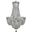 Tranquil 22" Chrome 22 Light Chandelier With Clear Royal Cut Crystal Trim