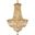 Tranquil 22" Gold 22 Light Chandelier With Clear Royal Cut Crystal Trim