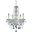 V7855d21gRc Verona 21" Gold 5 Light Chandelier With Clear Royal Cut Crystal Trim
