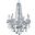 V7858d28cRc Verona 28" Chrome 8 Light Chandelier With Clear Royal Cut Crystal Trim