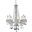 V7858d28gRc Verona 28" Gold 8 Light Chandelier With Clear Royal Cut Crystal Trim