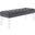 Valet Gray Performance Velvet Bench