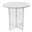 Valore 20 Inch Acrylic Side Table In White