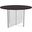Valore 28 Inch Acrylic Side Table In Black