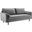 Valour Gray Performance Velvet Sofa