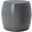 Vanadium Round Hammered Stool in Dark Grey
