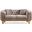 Vanessa Loveseat Made with Wood In Taupe