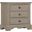 Heritage 3 Drawer Nightstand In Aged White Oak