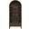 Vaughn 71 Inch Arched Storage Display Cabinet In Walnut