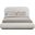 Vaughn Chenille Fabric King Bed In Cream/Natural