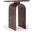 Vault Brown Side Table