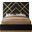 Vector Velvet Queen Bed In Black