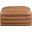 Vega Vegan Leather Ottoman In Cognac