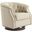 Veitin Chesterfield Rocker And Swivel Genuine Leather Chair In White