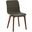 Vela Dining Chair Set Of 2 In Grey With Walnut Back