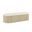 Velden Vegan Leather Upholstered Storage Bench In Cream