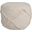 Velta Diamond Hand-Woven All-Natural Cotton Ottoman Pouf In Cream