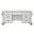 Vendome Vanity Desk In Beige and Silver