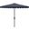 Venice 7.5 Ft Square Crank Umbrella In White Navy