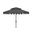 Venice 9Ft Rnd Double Top Crank Umbrella in Grey
