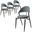 Venice Modern Dining Chair Set of 4 In Light Grey