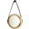 Venster Antique Brass Round Mirror