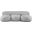 Venti Boucle Fabric Sofa In Grey