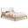 Ventura Polyester Fabric Full Bed In Cream