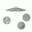 Venture 7.5' Patio Umbrella with Aluminum Pole Fiberglass Ribs Push Lift with Sunbrella Fabric In Spectrum Mist and Matte White