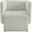 Vera Boucle Fabric Accent Chair In Cream