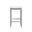 Verin Barstool In Greige and Stinson White