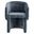Verity Chenille Dining Armchair In Slate Blue