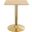 Verne 24 Inch Square Dining Table In Gold/Natural