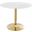 Verne 40 Inch Artificial Marble Dining Table